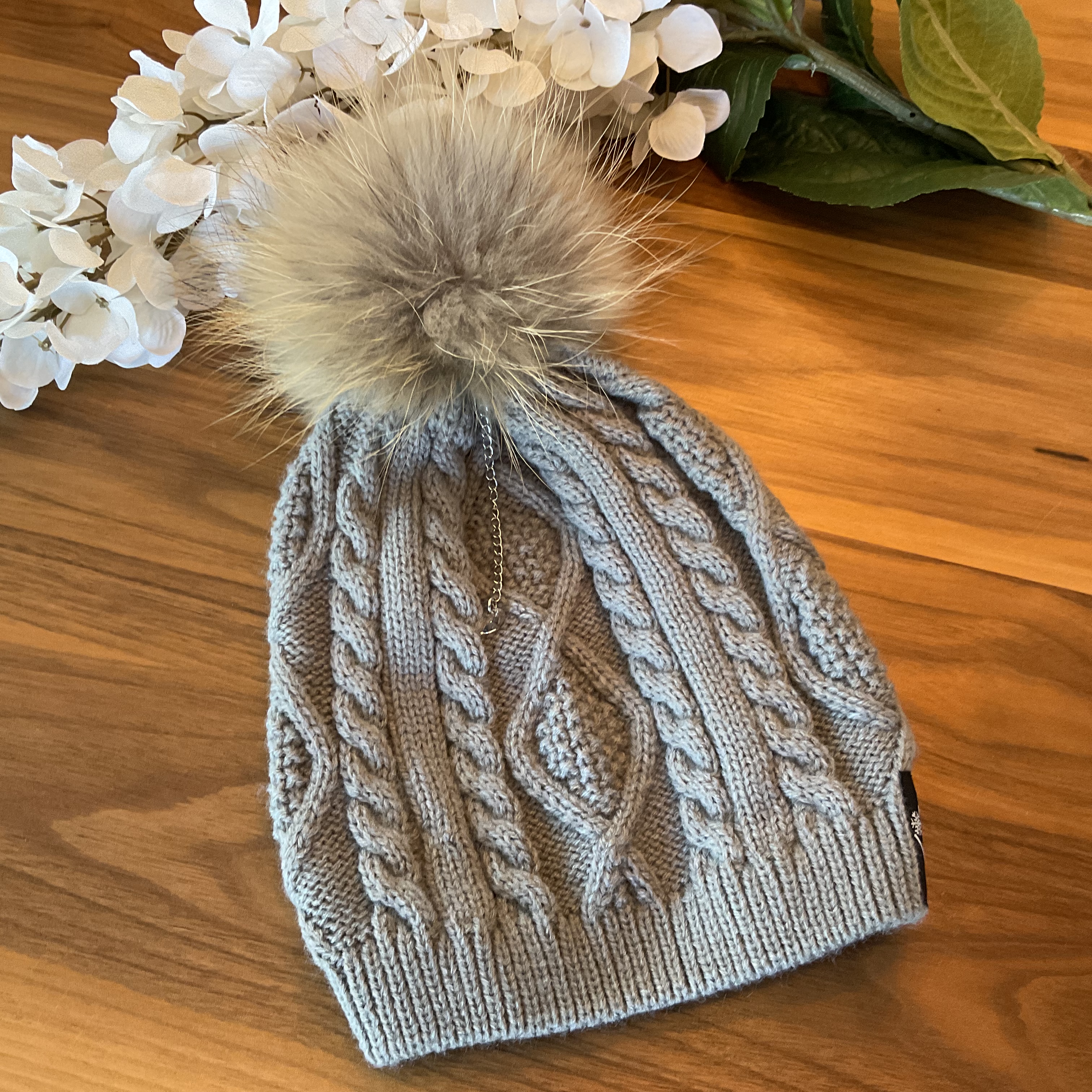 Tuque adulte hiver grise